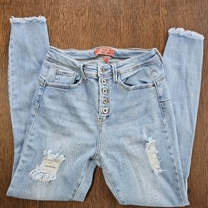 2 Pairs Wax Jean Butt I Love You, Bamboo Jean Skinny s 7